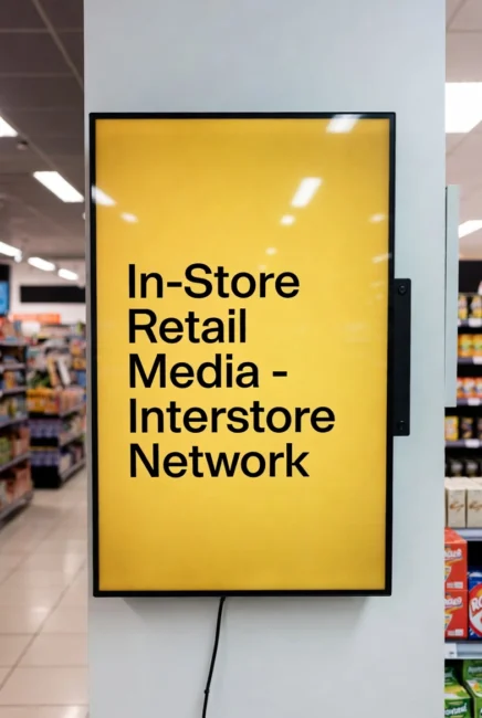 Digital signage ekrani u maloprodaji u zoni kasa